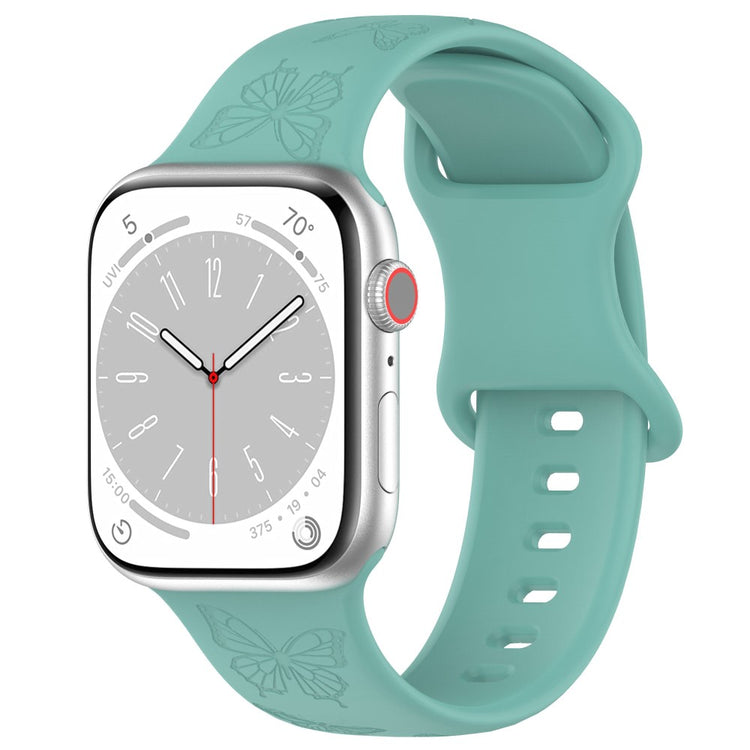 Vildt Godt Silikone Universal Rem passer til Apple Smartwatch - Grøn#serie_14