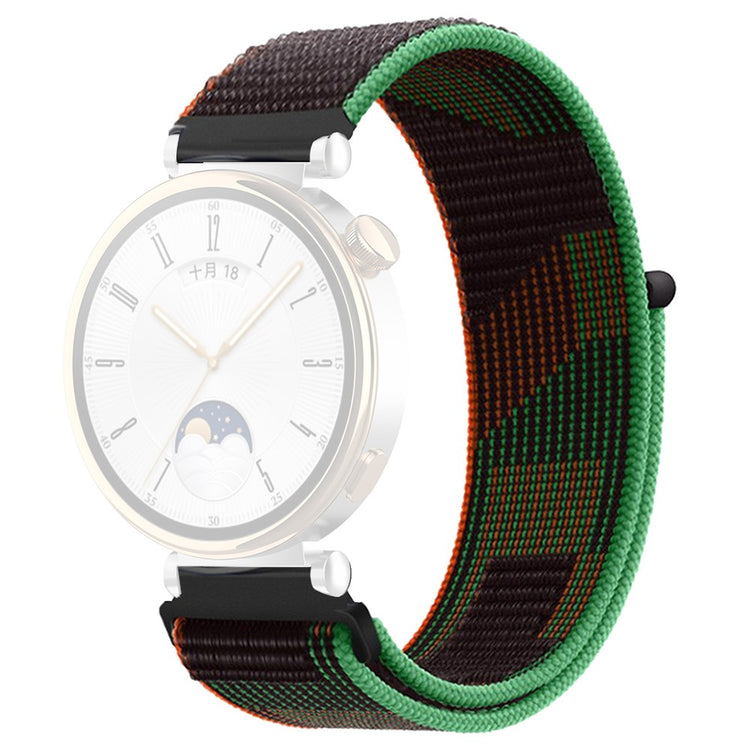 Huawei Watch GT 4 41mm / Garmin Venu 3S Watch Band 18mm Nylon Loop Adjustable Wrist Strap - Mosaic#serie_19
