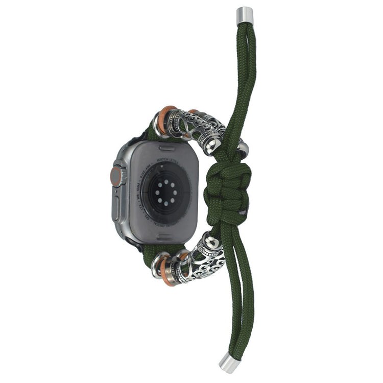 Sejt Nylon Universal Rem passer til Apple Smartwatch - Grøn#serie_5