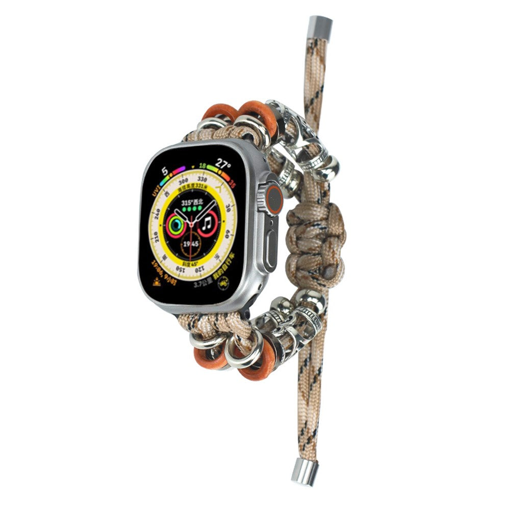 Sejt Nylon Universal Rem passer til Apple Smartwatch - Grøn#serie_6