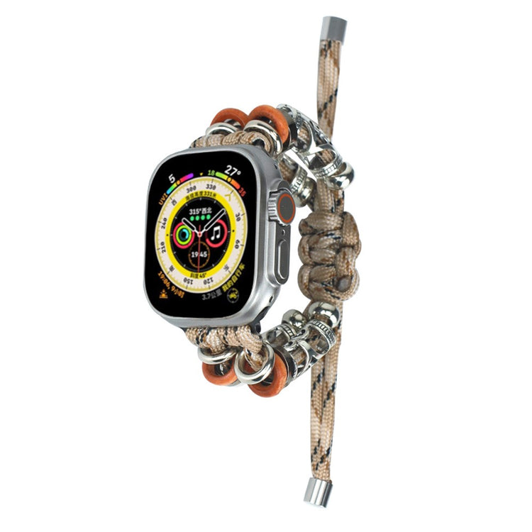 Sejt Nylon Universal Rem passer til Apple Smartwatch - Grøn#serie_6