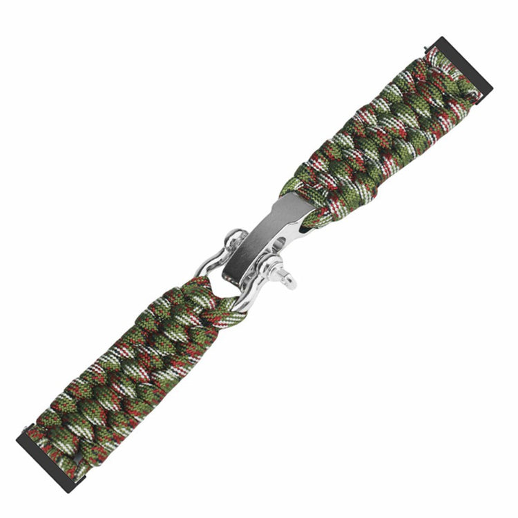 Suunto Spartan Sport Wrist HR Baro / Suunto 7 / Suunto 9 24mm Watch Band Braided Rope - Green Camouflage#serie_7