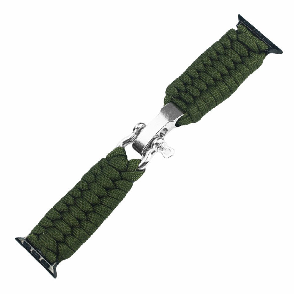 Apple Watch 49mm / 45mm / 44mm / 42mm Nylon Braided Watch Band - Army Green#serie_6