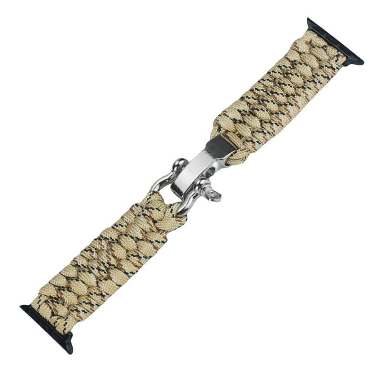 Apple Watch 49mm / 45mm / 44mm / 42mm Nylon Braided Watch Band - Desert Camo#serie_8