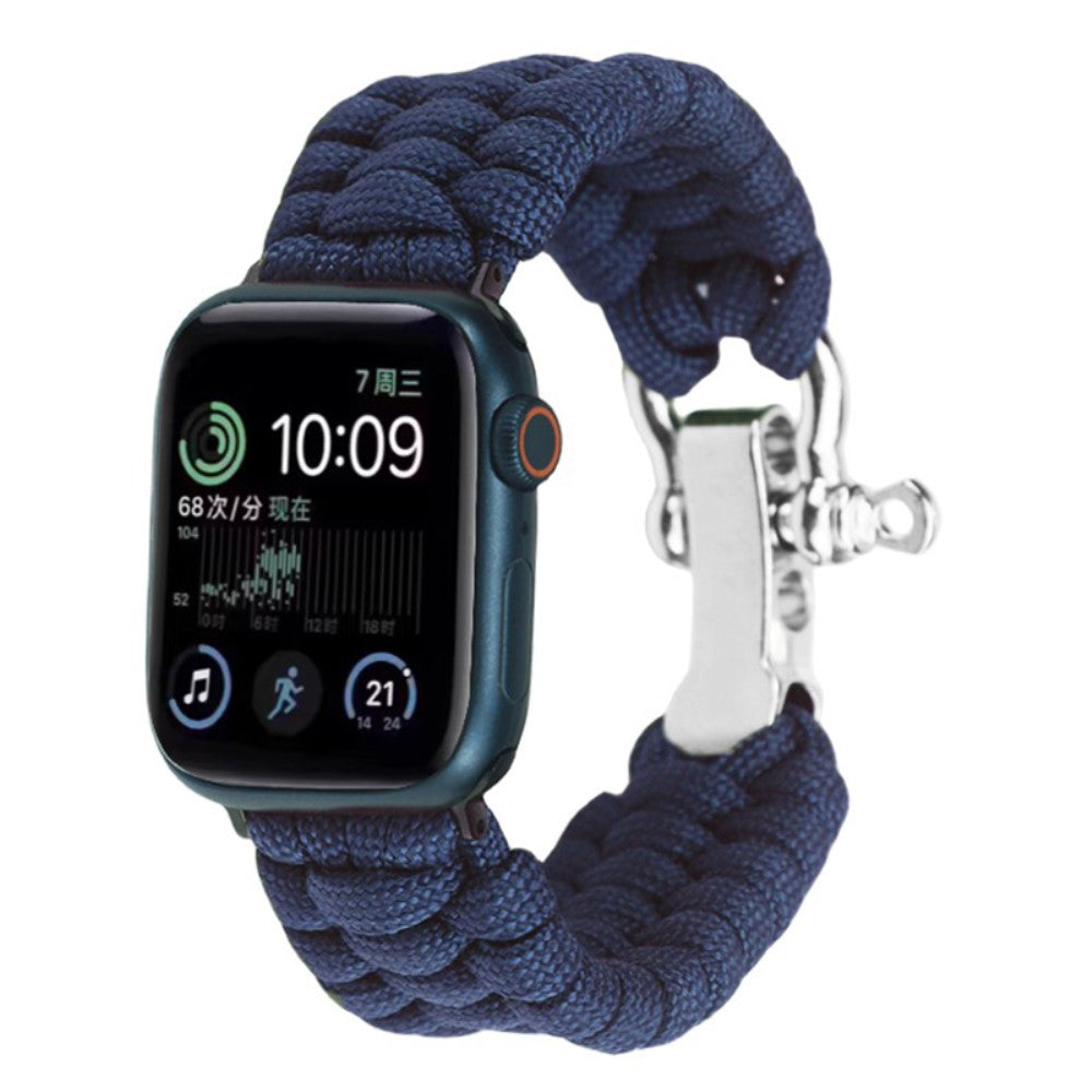 Helt Vildt Fint Nylon Universal Rem passer til Apple Smartwatch - Blå#serie_9