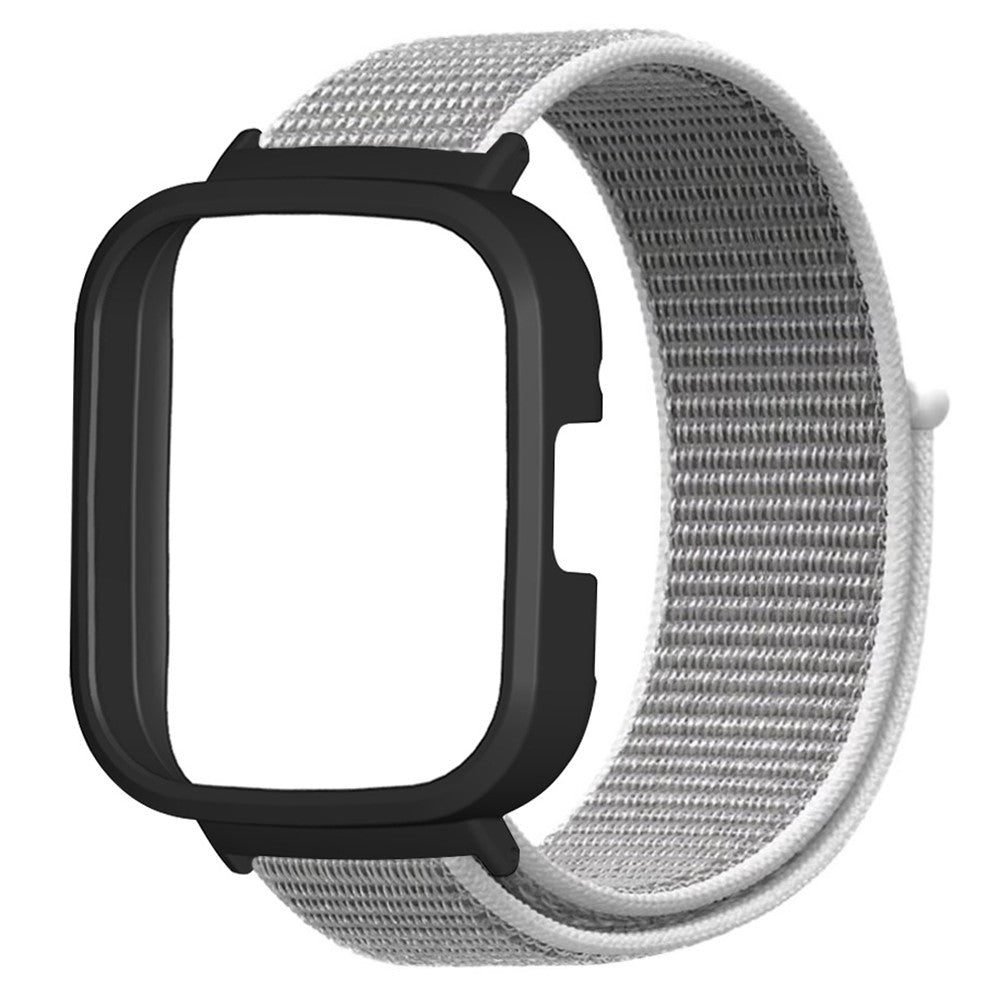 Xiaomi Redmi Watch 3 Nylon Watch Band Adjustable Wrist Strap with Watch Case - Seashell#serie_3
