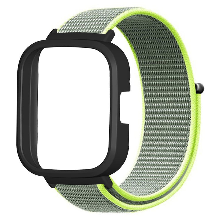 Xiaomi Redmi Watch 3 Nylon Watch Band Adjustable Wrist Strap with Watch Case - Bright Yellow#serie_5