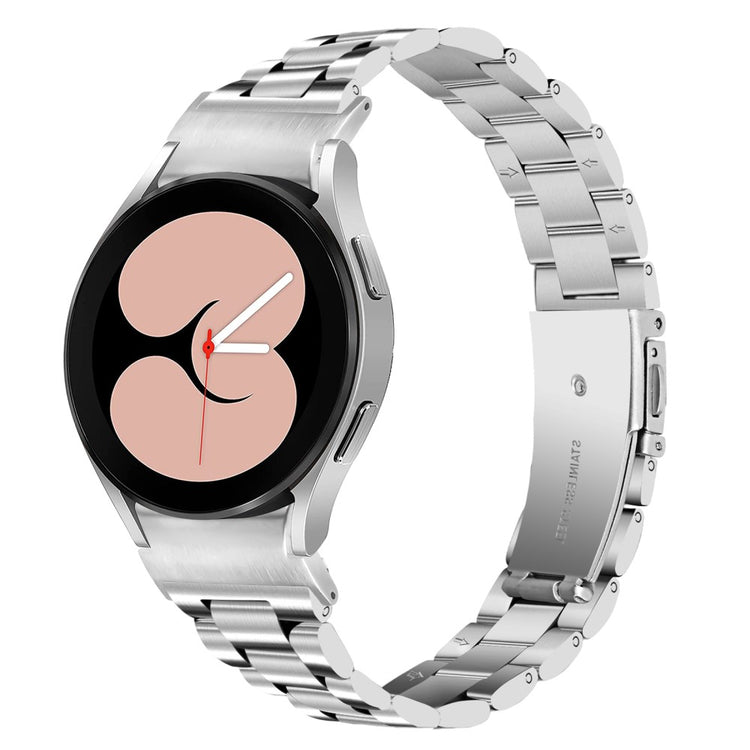 Rigtigt Rart Metal Universal Rem passer til Samsung Smartwatch - Sølv#serie_066