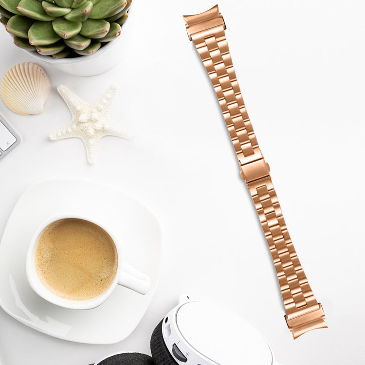 Mega Holdbart Metal Universal Rem passer til Samsung Smartwatch - Pink#serie_076