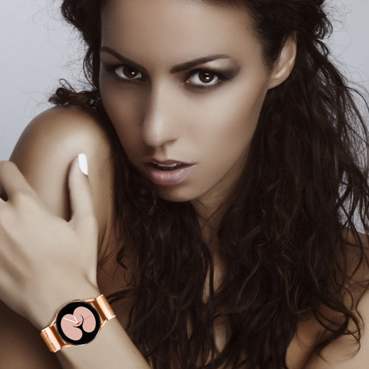 Mega Holdbart Metal Universal Rem passer til Samsung Smartwatch - Pink#serie_076