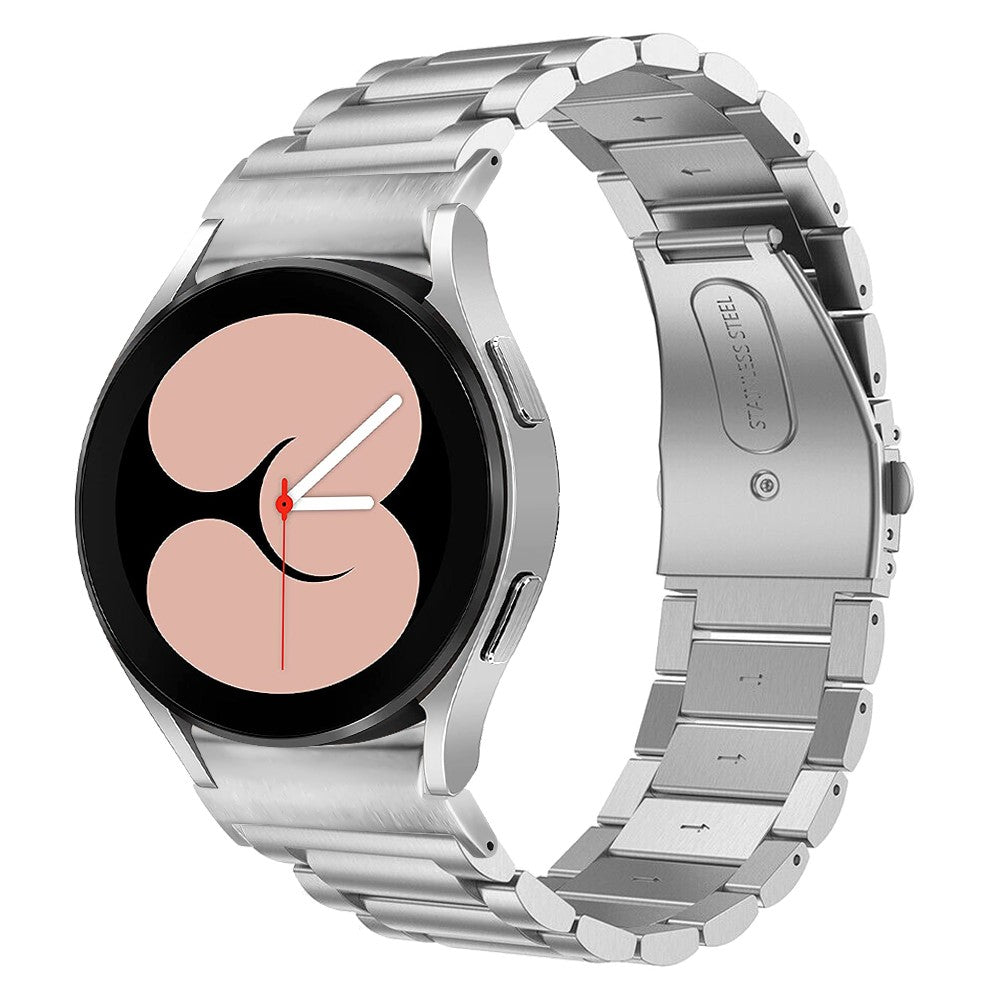 Solid Metal Universal Rem passer til Samsung Smartwatch - Sølv#serie_078