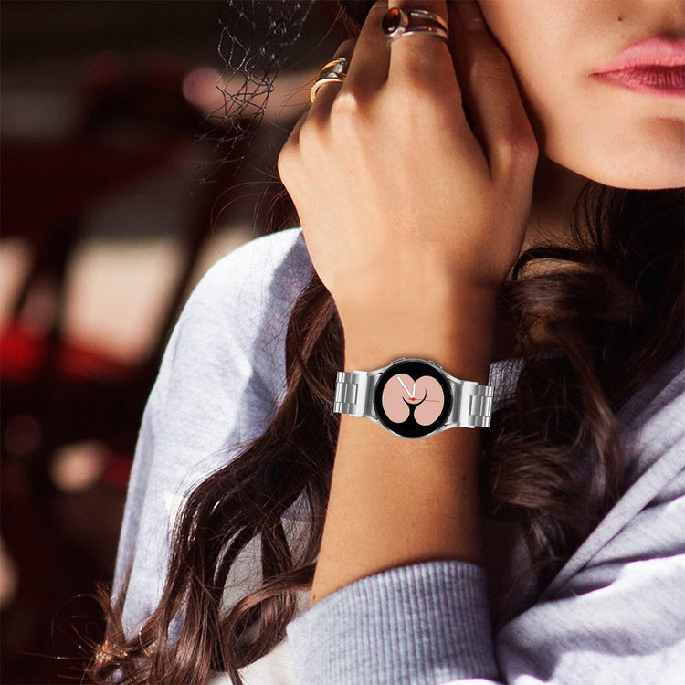 Solid Metal Universal Rem passer til Samsung Smartwatch - Sølv#serie_078