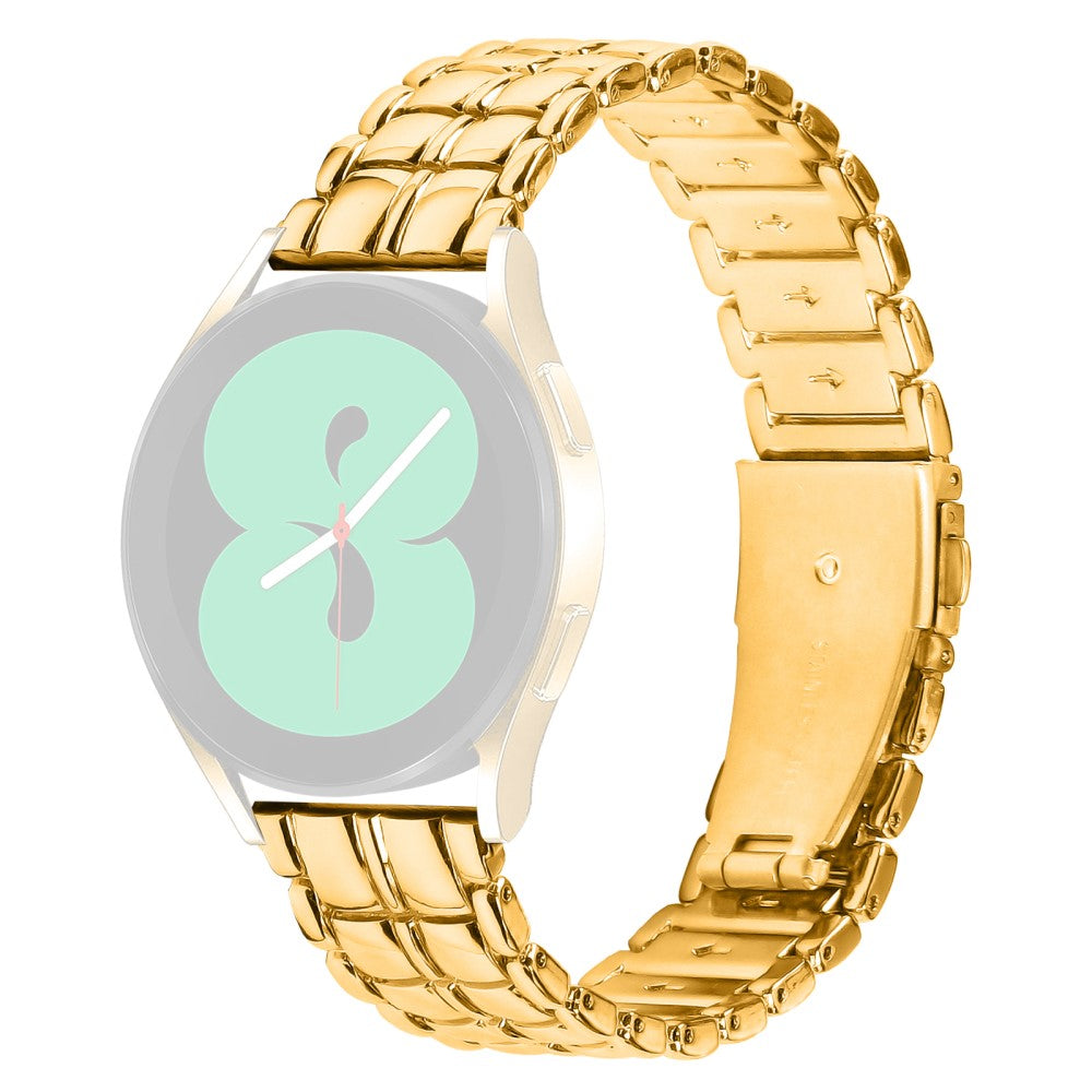 Skøn Metal Universal Rem passer til Samsung Smartwatch - Guld#serie_2