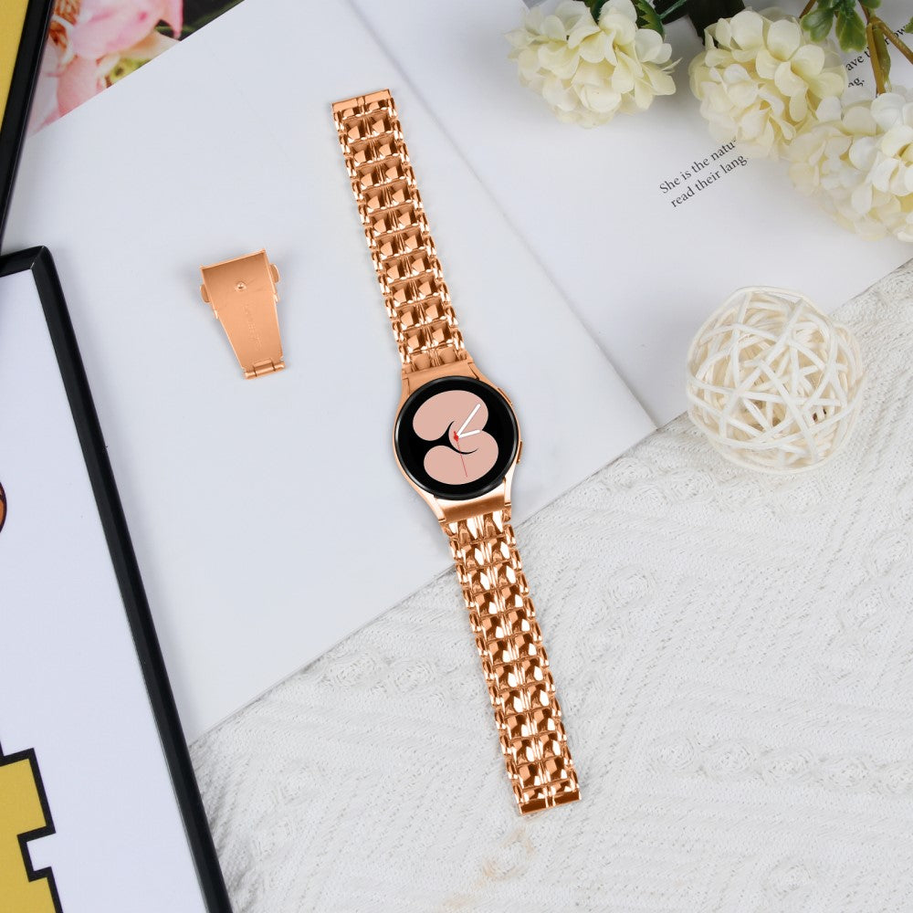 Super Fantastisk Metal Universal Rem passer til Samsung Smartwatch - Pink#serie_1