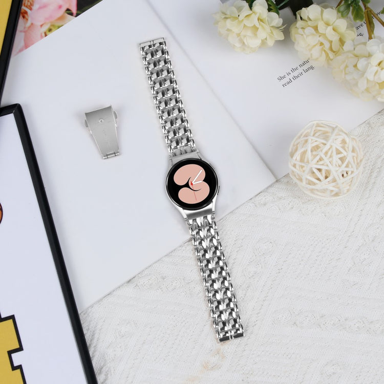 Super Fantastisk Metal Universal Rem passer til Samsung Smartwatch - Sølv#serie_4