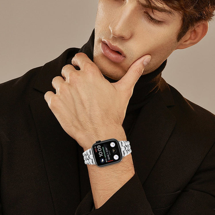 Apple Watch Series - 49mm / 45mm / 44mm / 42mm Metal Watch Strap - Silver#serie_4