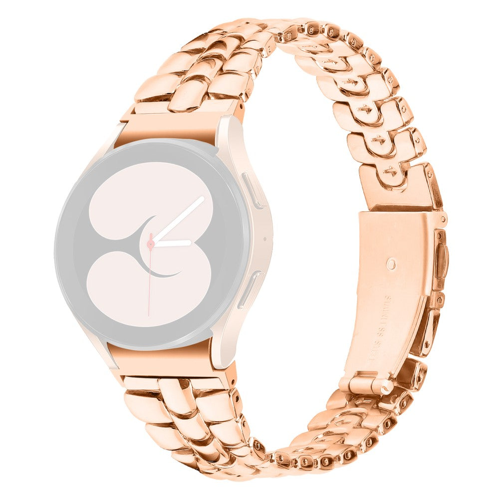 Rigtigt Godt Metal Universal Rem passer til Samsung Smartwatch - Pink#serie_2