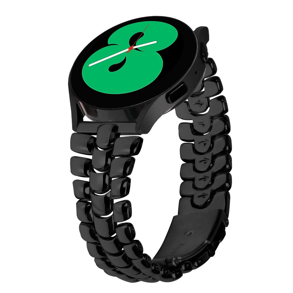 Mega Kønt Metal Universal Rem passer til Samsung Smartwatch - Sort#serie_1