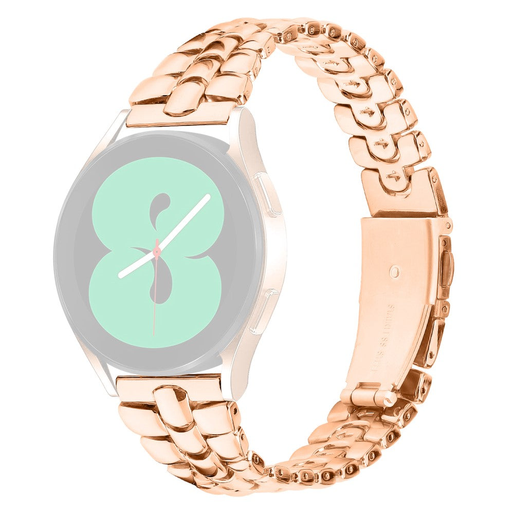 Stilfuld Metal Rem passer til Garmin Vivomove / Garmin Vivomove HR - Pink#serie_2