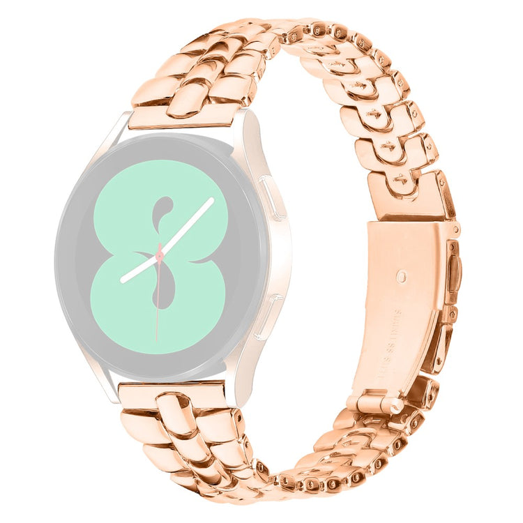 Stilfuld Metal Rem passer til Garmin Vivomove / Garmin Vivomove HR - Pink#serie_2