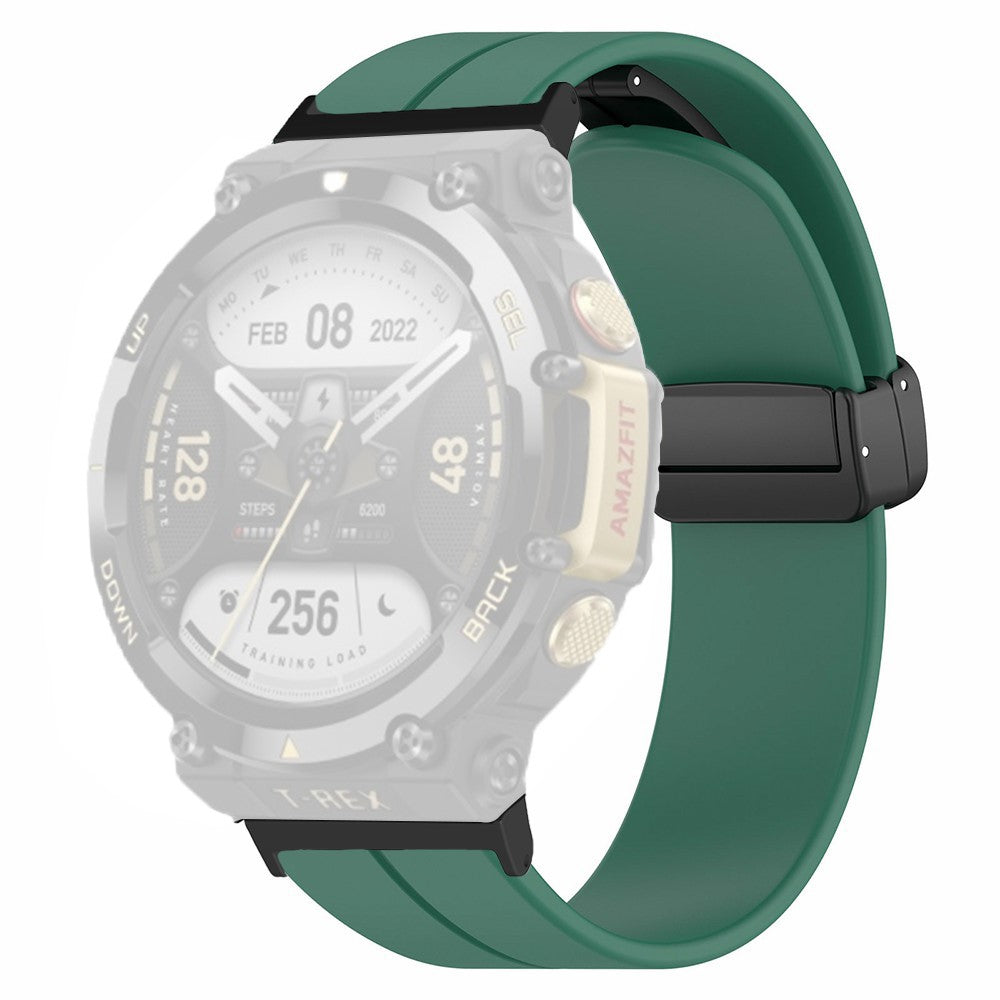 Super Elegant Silikone Rem passer til Amazfit T-Rex 2 - Grøn#serie_9