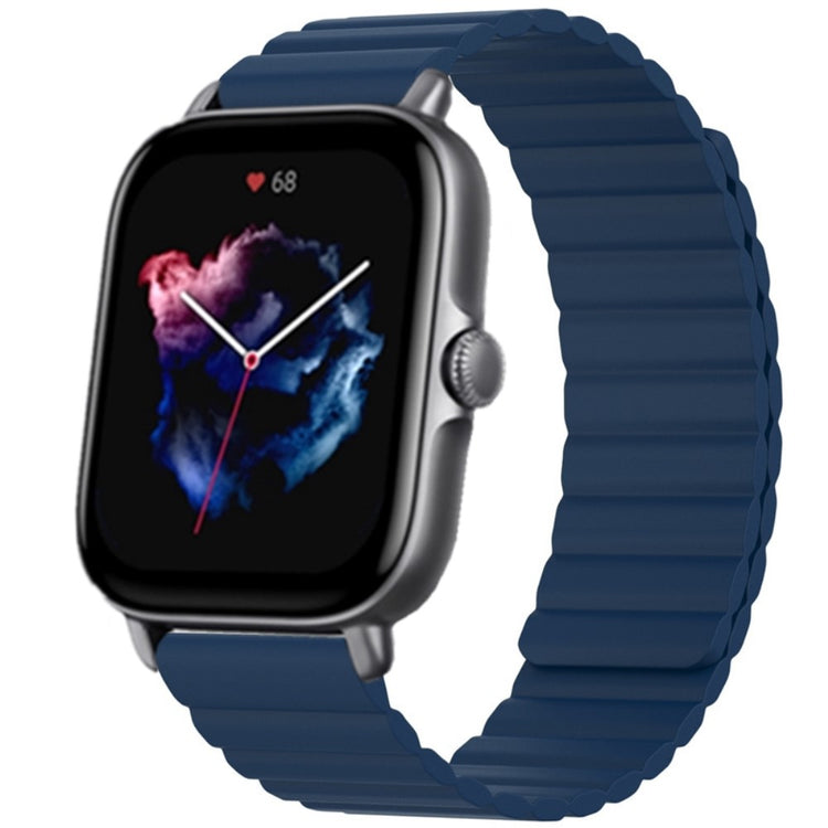 Mega Godt Silikone Universal Rem passer til Amazfit Smartwatch - Blå#serie_8