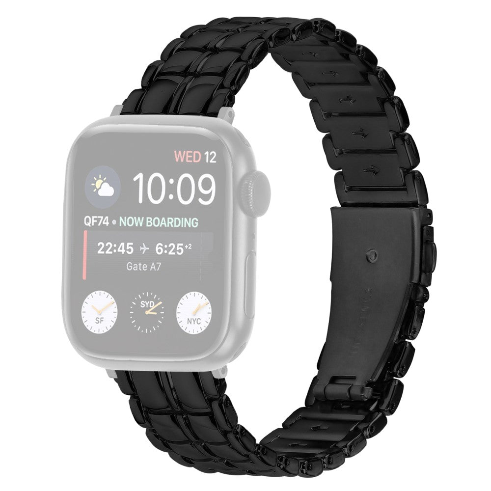 Vildt Skøn Metal Universal Rem passer til Apple Smartwatch - Sort#serie_1
