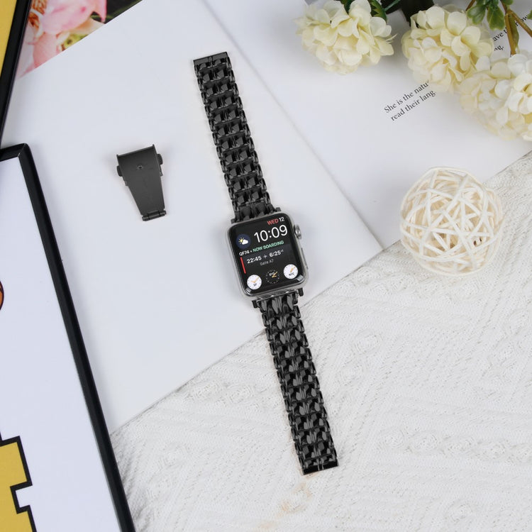 Vildt Skøn Metal Universal Rem passer til Apple Smartwatch - Sort#serie_1