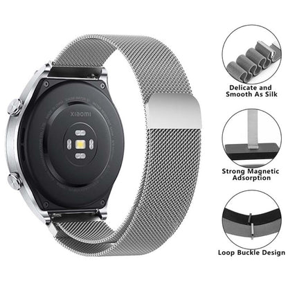 Meget Pænt Metal Universal Rem passer til Smartwatch - Guld#serie_4