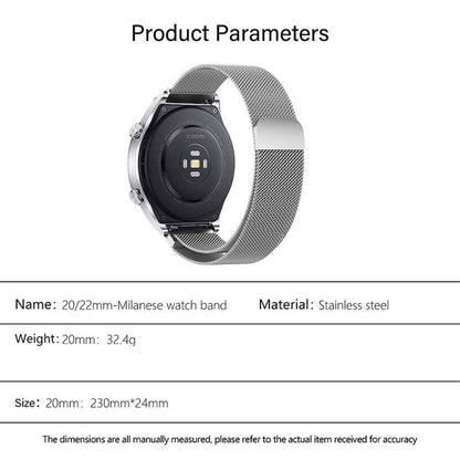 Meget Pænt Metal Universal Rem passer til Smartwatch - Guld#serie_6