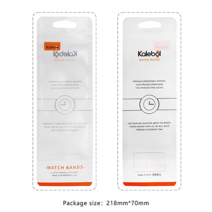 KALEBOL KLB-ML-001 Apple Watch Series 41mm / 40mm / 38mm Milanese Metal Watch Band - Black#serie_1