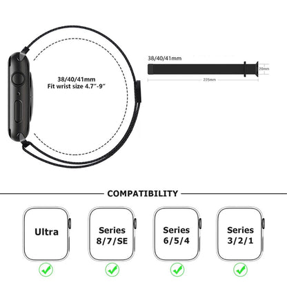 Stilren Metal Universal Rem passer til Apple Smartwatch - Rød#serie_5