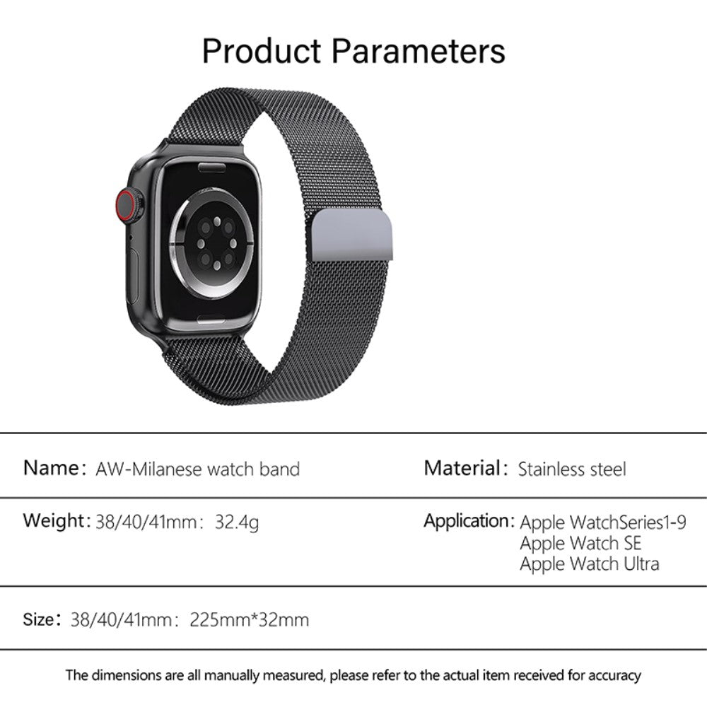 Stilren Metal Universal Rem passer til Apple Smartwatch - Lilla#serie_11