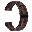 Huawei Watch 4 Pro / Watch GT 3 / 2 46mm Resin Watch Band 22mm Water Resistant Quick Release Watch Strap - Chocolate