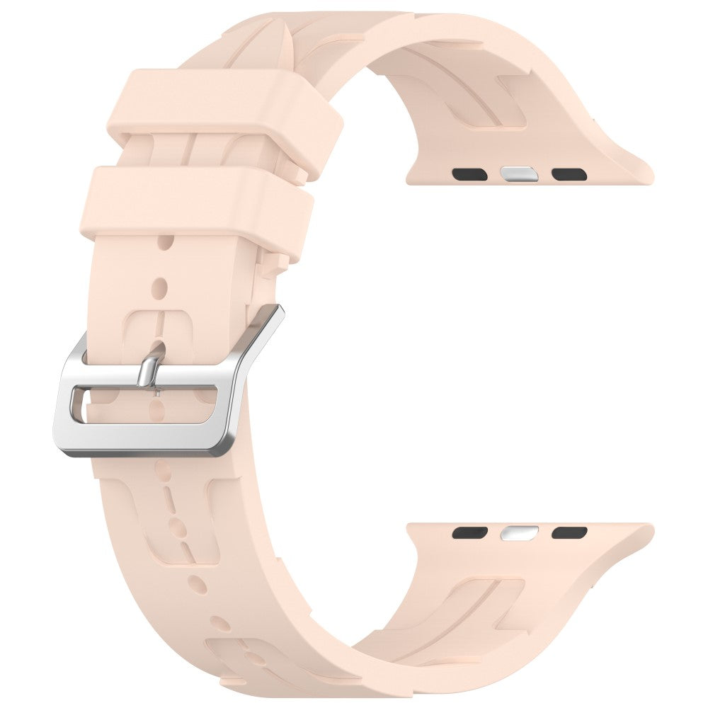 Sejt Silikone Universal Rem passer til Apple Smartwatch - Pink#serie_4
