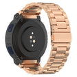 Huami Amazfit Active Edge A2212 Stainless Steel 3 Beads Wrist Band Replacement Watch Strap - Rose Gold