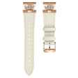 Huawei Watch 2 / GT 2 42mm / GT 3 42mm Watch Band Genuine Cow Leather Wrist Strap - Apricot