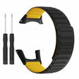 Suunto Ambit3 Peak / Ambit2 Silicone Sport Strap Magnetic Watch Band - Black+Yellow