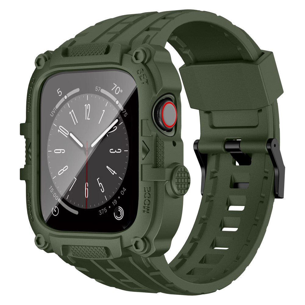 Mega Cool Silikone Universal Rem passer til Apple Smartwatch - Grøn#serie_3