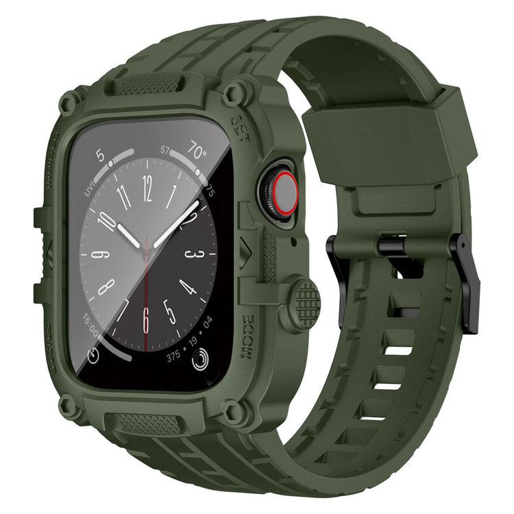 Mega Cool Silikone Universal Rem passer til Apple Smartwatch - Grøn#serie_3