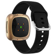 KALEBOL KLB-SXKGJ-001 Fitbit Versa 3 / 4 / Sense / Sense 2 Silicone Watch Bands Soft Strap Replacement