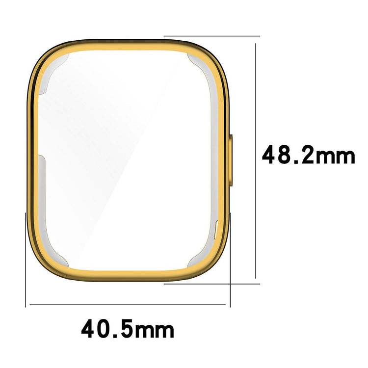 Huami Amazfit Bip 5 (A2215) Electroplating Flexible Watch Cover Overall Protective Case - Rose Gold#serie_4