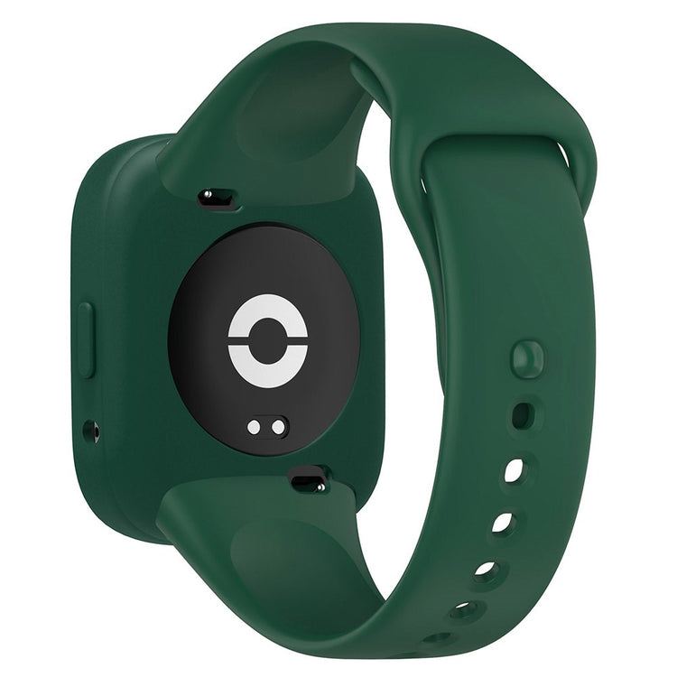 Watch Case Xiaomi Redmi Watch 3 Lite / Watch 3 Active Soft Silicone Protective Frame - Blackish Green#serie_7