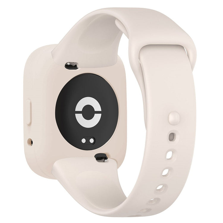 Watch Case Xiaomi Redmi Watch 3 Lite / Watch 3 Active Soft Silicone Protective Frame - Ivory White#serie_10
