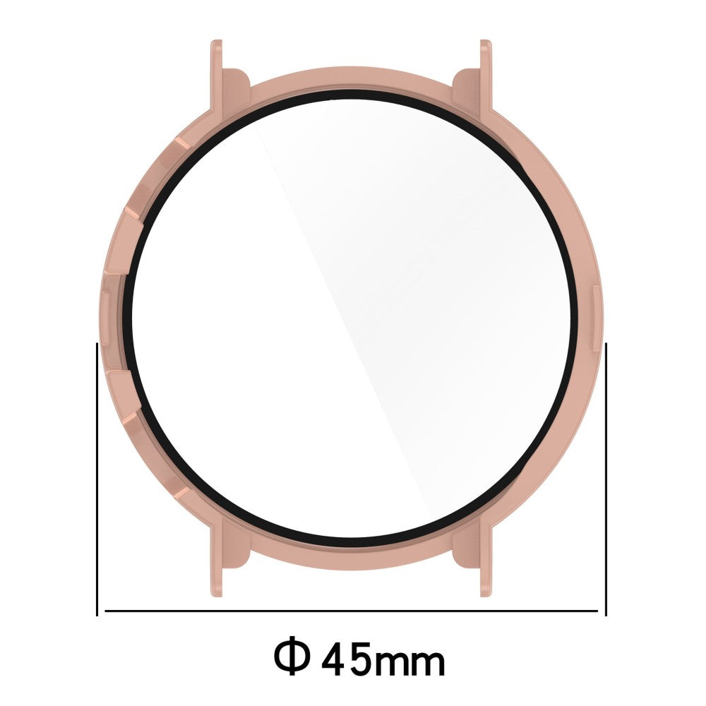 Huawei Watch GT 4 41mm Hard Bump Resistant Case with Tempered Glass Film Full Coverage Watch Cover - Black#serie_2
