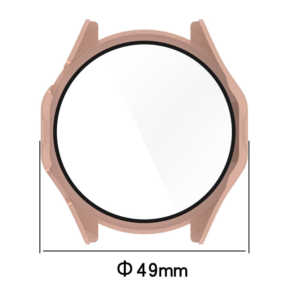 Huawei Watch GT 4 46mm Case Full Protective Hard Bump Resistant Cover with Tempered Glass Screen Protector - Transparent#serie_5