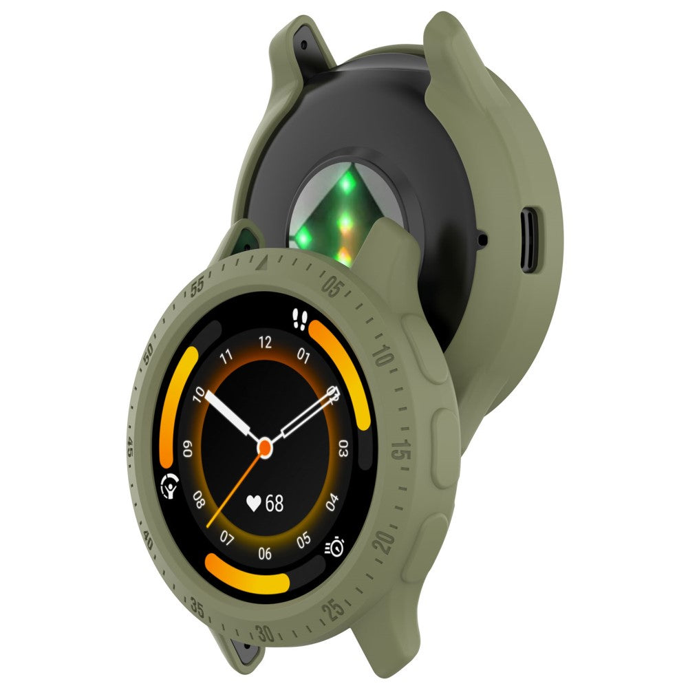 Fleksibel Silikone Bumper passer til Garmin Venu 3 - Grøn#serie_2