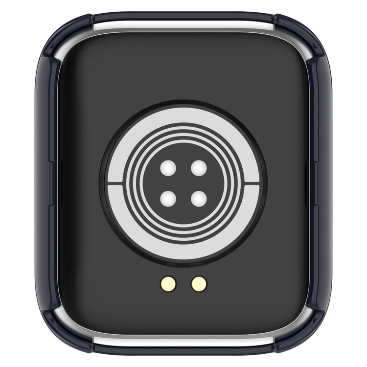 Super Fint Cover med Skærmbeskytter i Silikone og Glas passer til iTouch Air 3 - Blå#serie_3