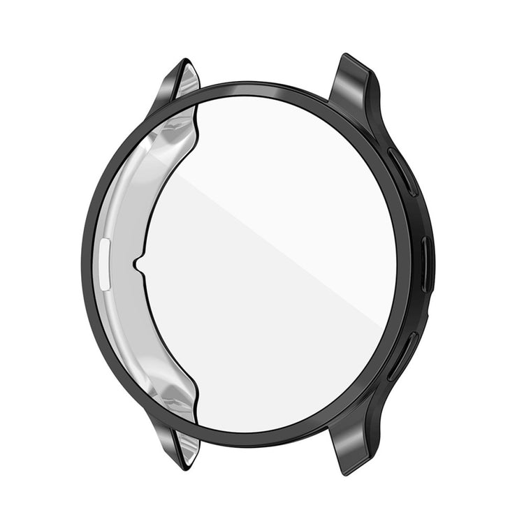 ENKAY HAT PRINCE Garmin Venu 3S Full Cover Watch Case Electroplating Flexible Frame with Screen Film - Black#serie_2