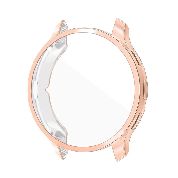Super Godt Cover med Skærmbeskytter i Silikone passer til Garmin Venu 3 - Pink#serie_4